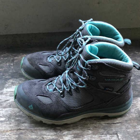 Women's Vasque Mesa Trek UltraDry Ebony/Baltic Waterproof Hiking Boots Size 8M - Picture 4 of 16